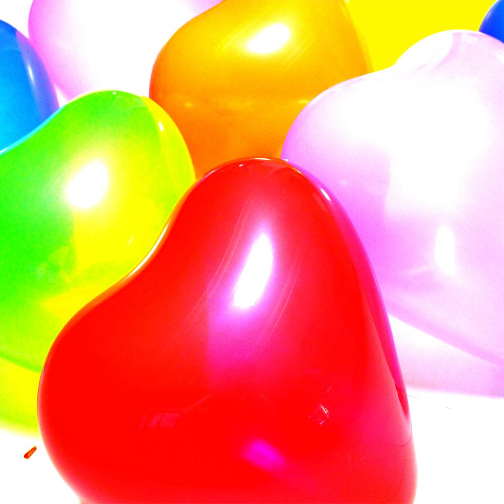 #in Love#100pcs 10 Inch 3.2g Best Quality Assorted Color Heart Balloon 12 in прозрачный