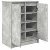 Shoe Cabinet Concrete Grey 57 x 34 x 76 cm Engineered Wood