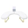 Nail Hand Rest Breathable High Resilience Ergonomic Water Proof U Shaped Manicure Arm Rest for Nail Salon White