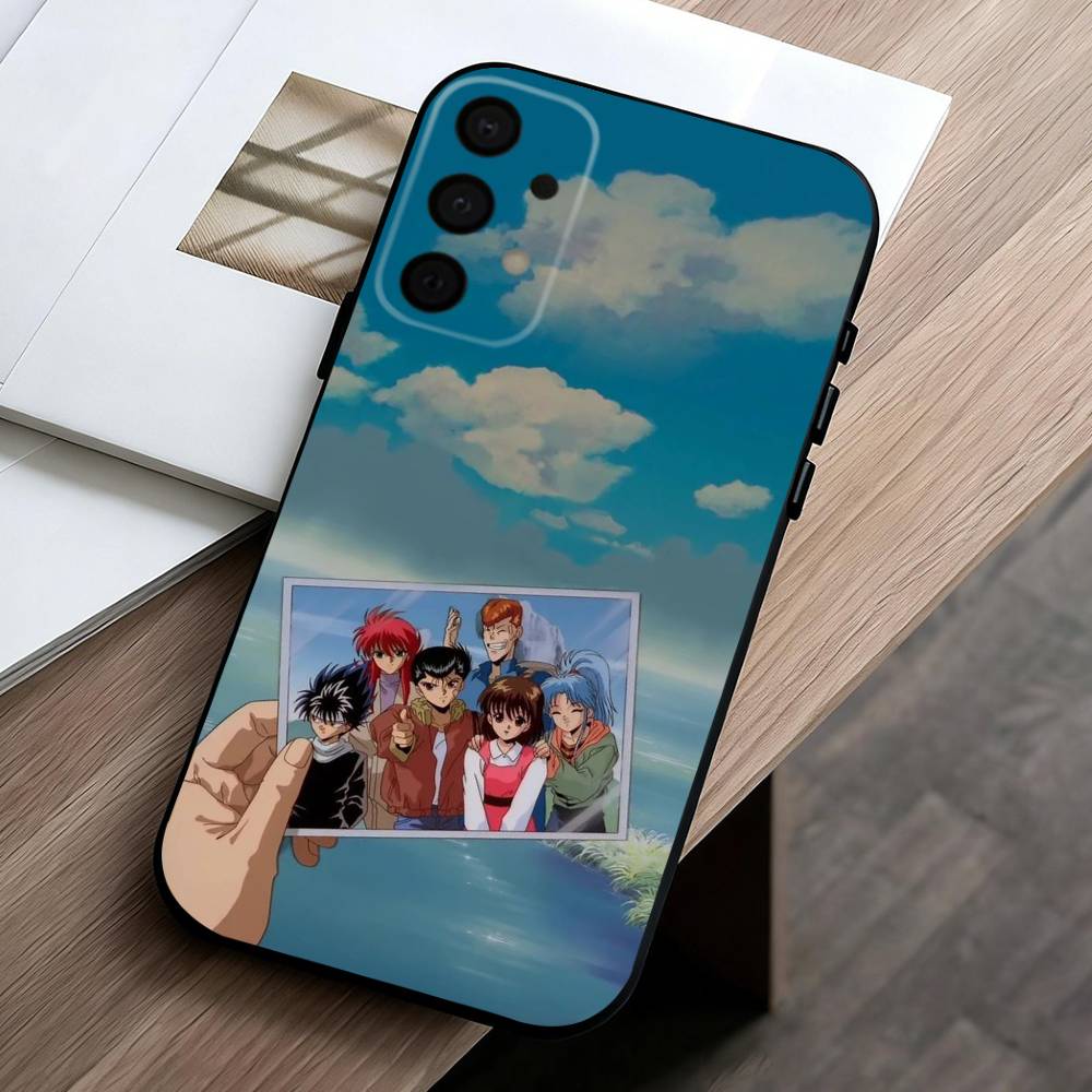 Anime Y-Yu Yu H-Hakusho-O Phone Case For Samsung Galaxy A73,A72,A71,A70,A53,A52,A51,Others Soft Black Shell