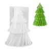 Molde de Silicone Árvore de Natal Molde Flexível Antiaderente Molde de Resina com Tema de Feriado para Velas Chocolate Gelatina Fabricação de Sabonetes