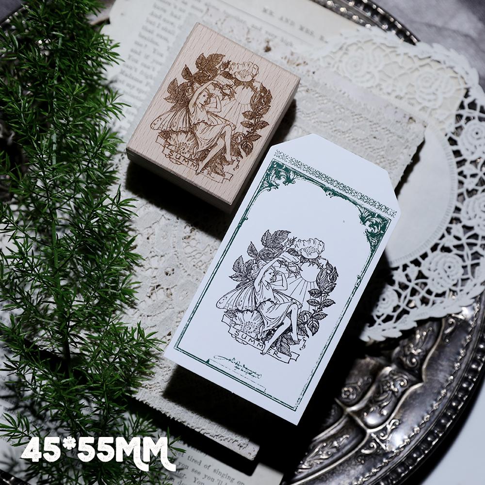 Vintage Diy Scrapbooking Stamp, Elf Realm, Salt Style, Versatile DIY, Light Retro, European and American Style