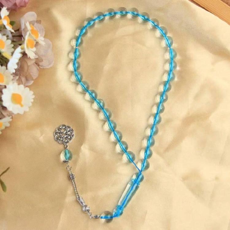 Islamic Worship Tasbih 33 Acrylic Beads Fade Resistant For Daily Prayers Spiritual Reflection And Faithful Observance