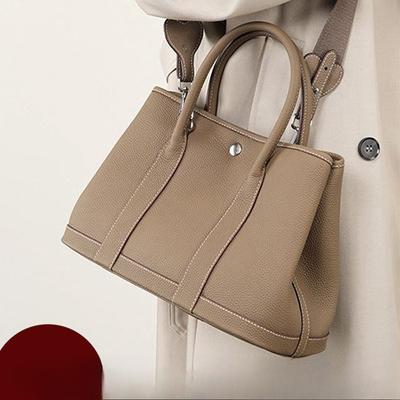 Premium Layer Cowhide Women's Garden Bag Commuter Large Capacity Women's Genuine Leather Tote Bag