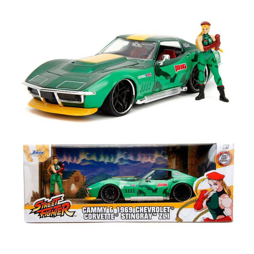 

Шевроле Корвет Стингрей ZL1 1969 1:22 с фигуркой Кэмми