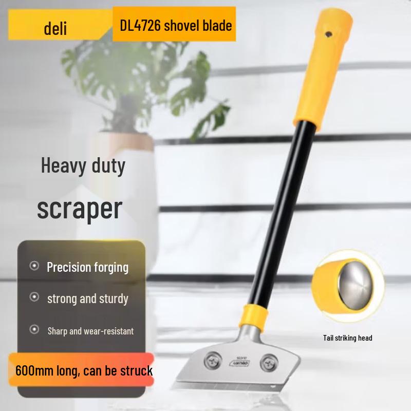 Deli Tools DL359210 Aluminum Alloy Stain & Adhesive Removal Scraper