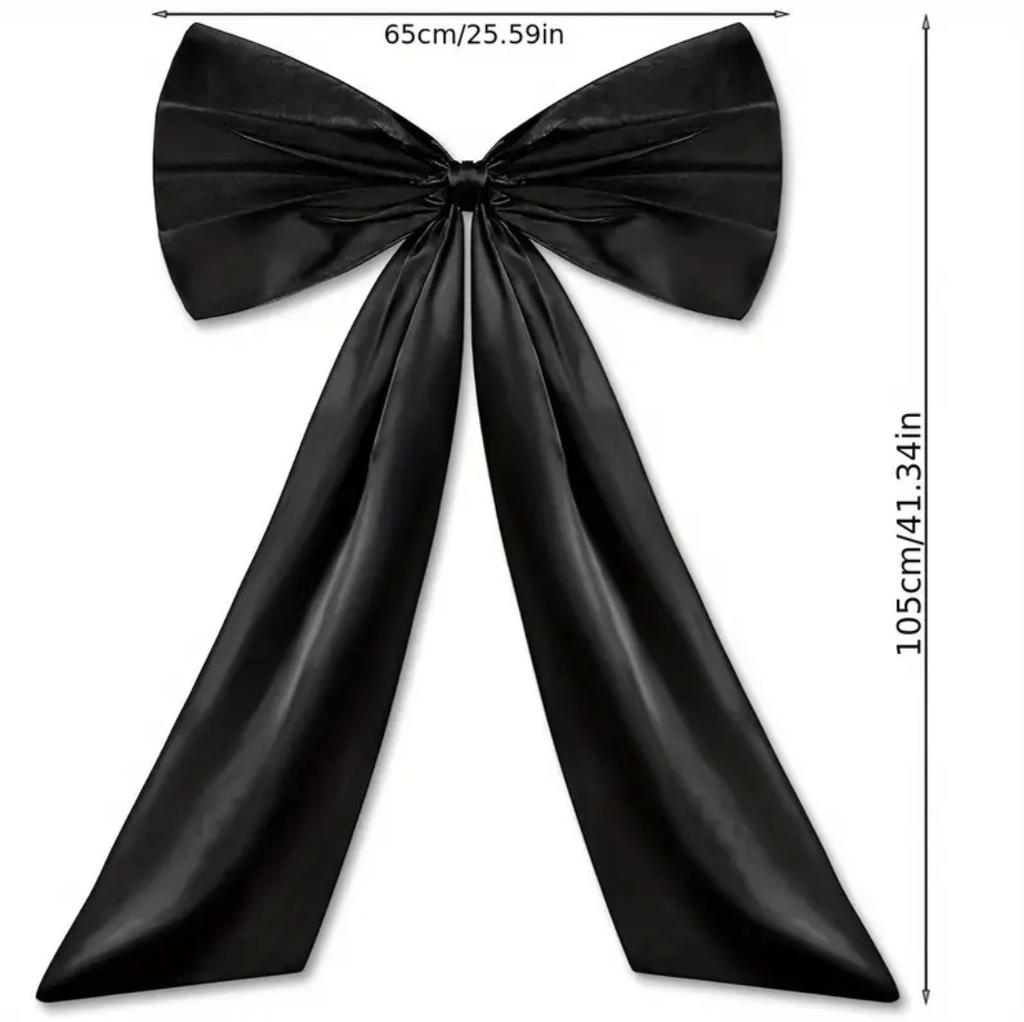 Large Bow Themed Party Decorations Christmas Tree Topper Bow Ribbon for Christmas Wedding Birthday Party Wall Pendant Decor 1PC