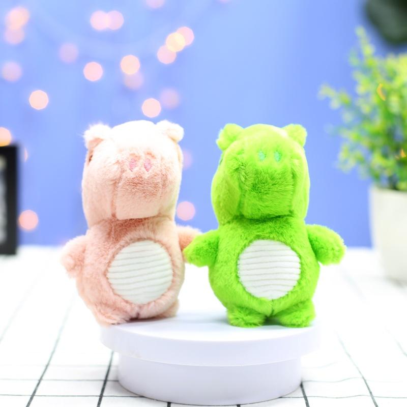 New Dinosaur Plush Toy Cute Dragon Doll Pendant Car Keychain Bag Hanging Ornament Grab Machine Doll