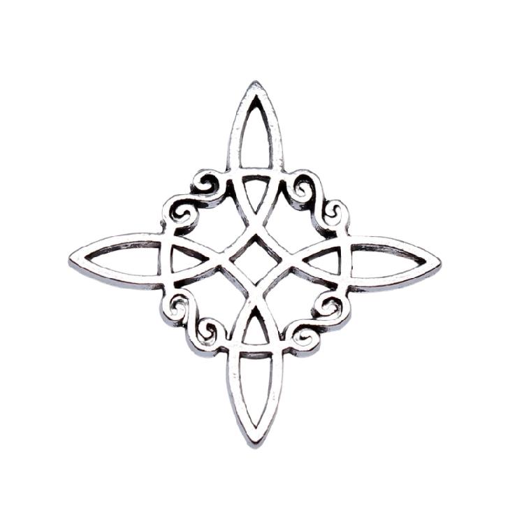 10 Pcs Hollow Celtic Knot Pendants Irish Knot Charm Jewelry Making Supplies