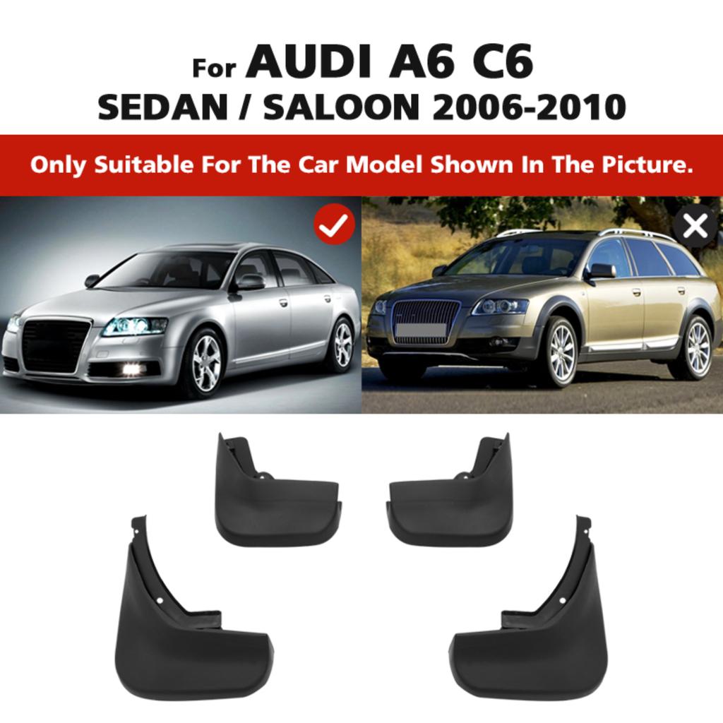 4 PIÈCES Bavettes de Voiture Garde-boue Pare-éclaboussures Garde-boue Bavettes de Voiture Pour A6 C6 BERLINE 2006 2007 2008 2009 2010