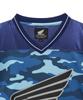 PHYPS MOTORCYCLE Original Wing Logo Camo Mesh T-Shirt Blue