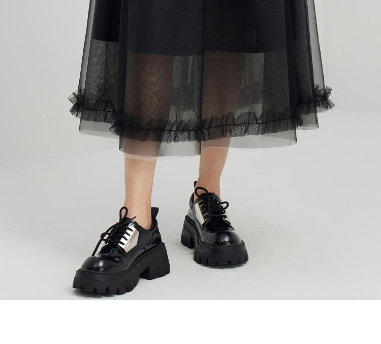 French Style Mesh A-Line Skirt for Girls