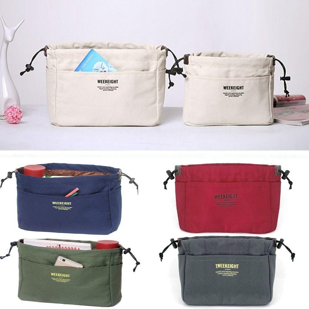 

Холщовая сумка с отделением Холщовая сумка-органайзер для путешествий Новая сумка для макияжа Сумочка для макияжа