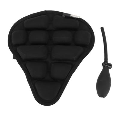 Bike Inflatable Seat Cover Shock Absorption Comfortable Non Slip Waterproof Foldable Bike Seat