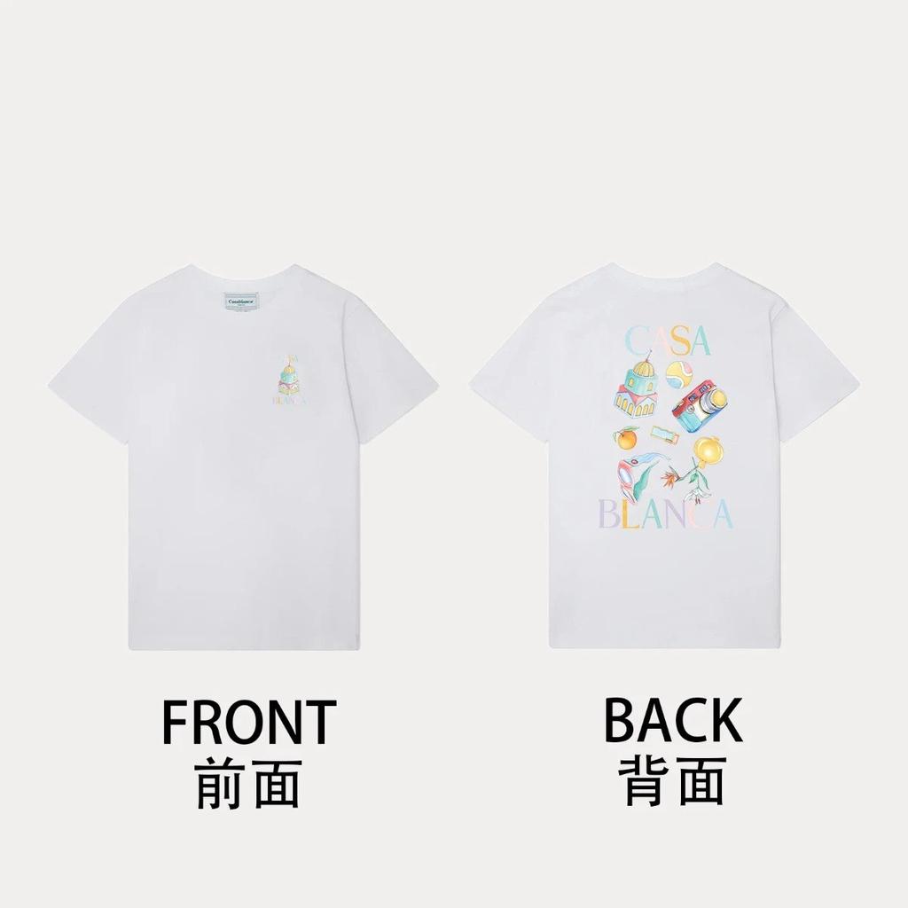 2026 Summer New Unisex Unisex Highend Brand Pure CottonVintage Casual Style Short Sleeve Shirt Oversized Street Wear Y2K Tshirt