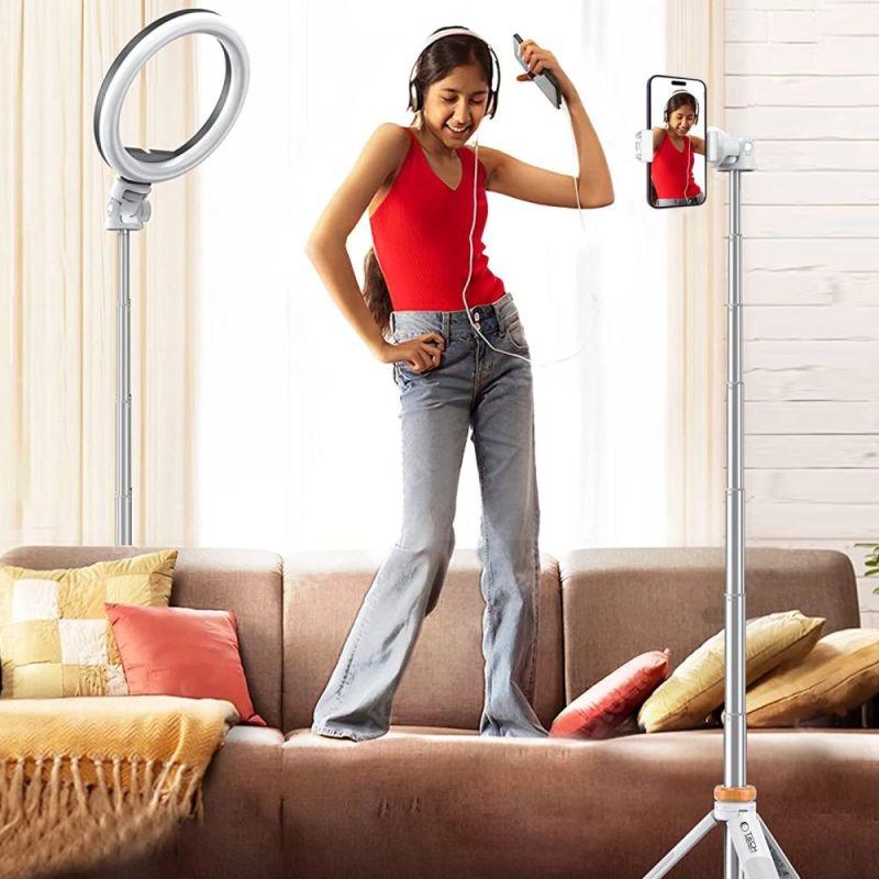 Tech-Protect L03S selfie stick tripod 148 cm white