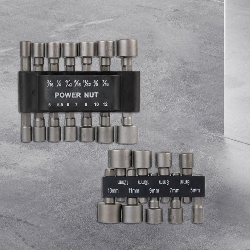 Precise Engineered Hexagonal Handle Socket Extension Rod Pneumatic Screwdriver Suitable for Tool Repairs DIYer Projects