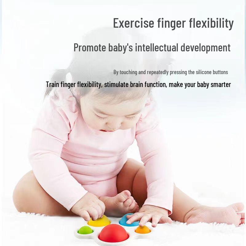 Fidget Pop Toy: Finger Bubble Press Board for Kids' Early Education
