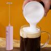 Handheld Milk Frother for Coffee Easy One-Hand Operation Foam Maker for Lattes Electric Whisk Drink Mixer Cappuccino Frappe Matcha Hot Chocolate