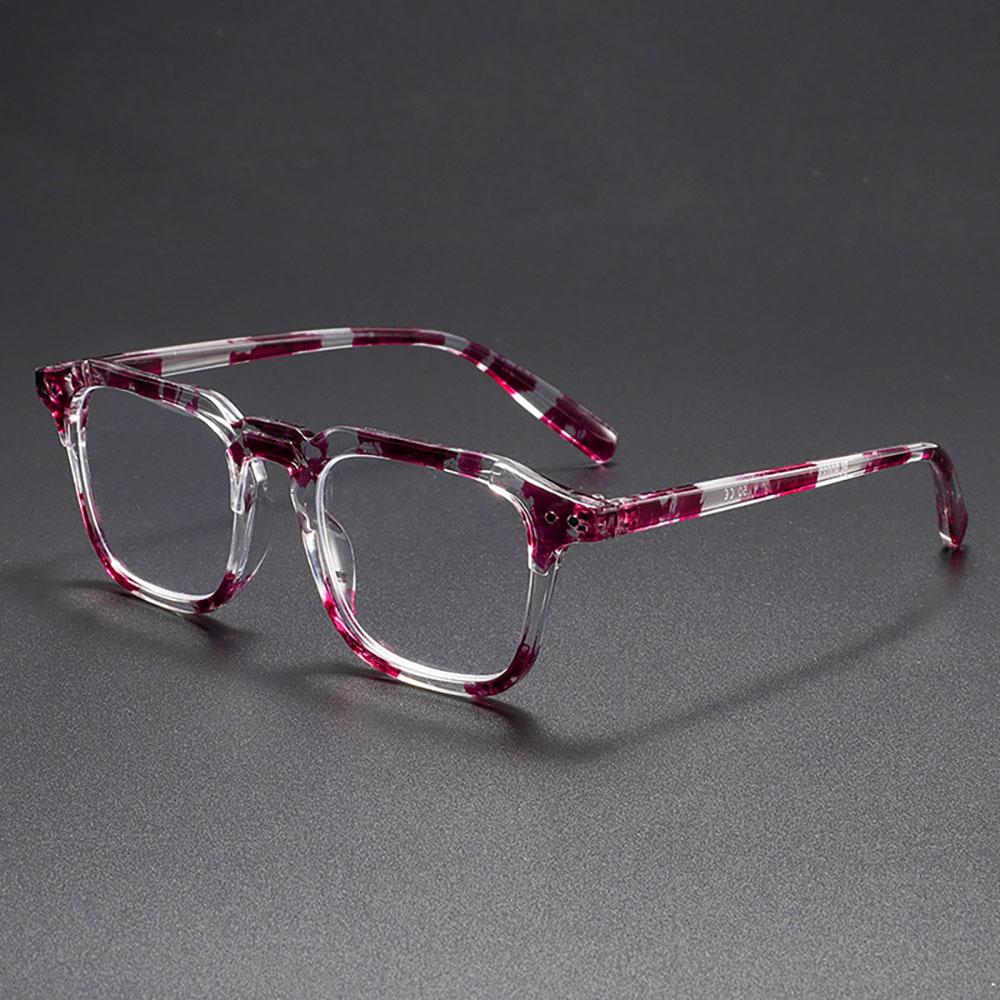 

New Square Blue Light Blocking Reading Glasses Woman Unique Anti Blue Light Eyeglasses Elderly Presbyopia Glasses +1.0 To +4.0 +100 красный