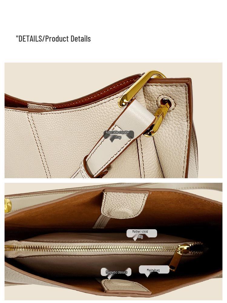 2024 Soft Leather Women's Saddle Bag - Trendy, Light Luxury Crossbody and Shoulder Bag