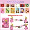 Adesivos de Desenho Animado Super Mario Adesivos de Quebra-Cabeça Divertidos e Interativos para Fortalecer o Vínculo entre Pais e Filhos