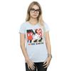 Disney Womens/Ladies Mickey Mouse Heart The Earth Cotton T-Shirt