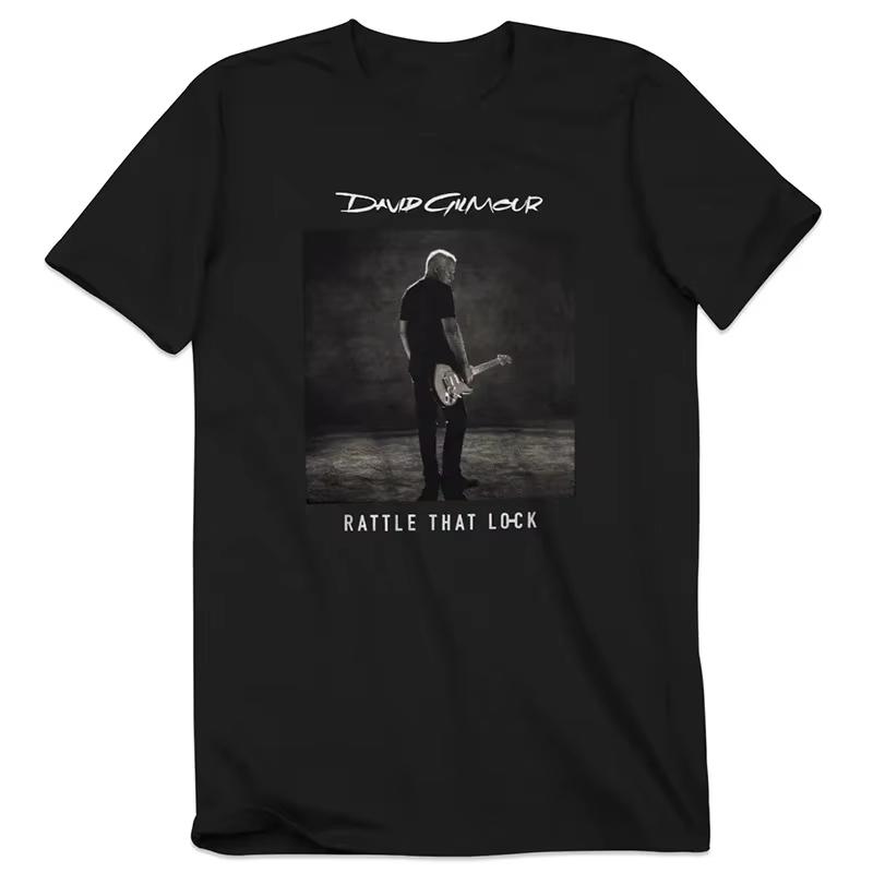 Menn og kvinner Harajuku streetwear hiphop mote bomulls topp sommer ny T-skjorte David Gilmour plakat trykt T-skjorte