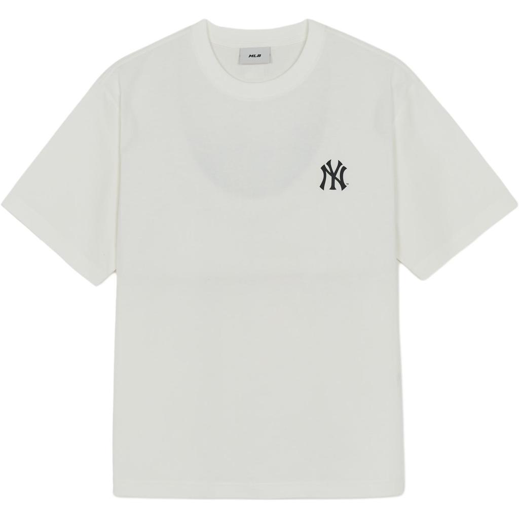 MLB New York Yankees Loose Fit Crew Neck Short Sleeve T-Shirt Unisex tops 3ATSV0163-50IVS