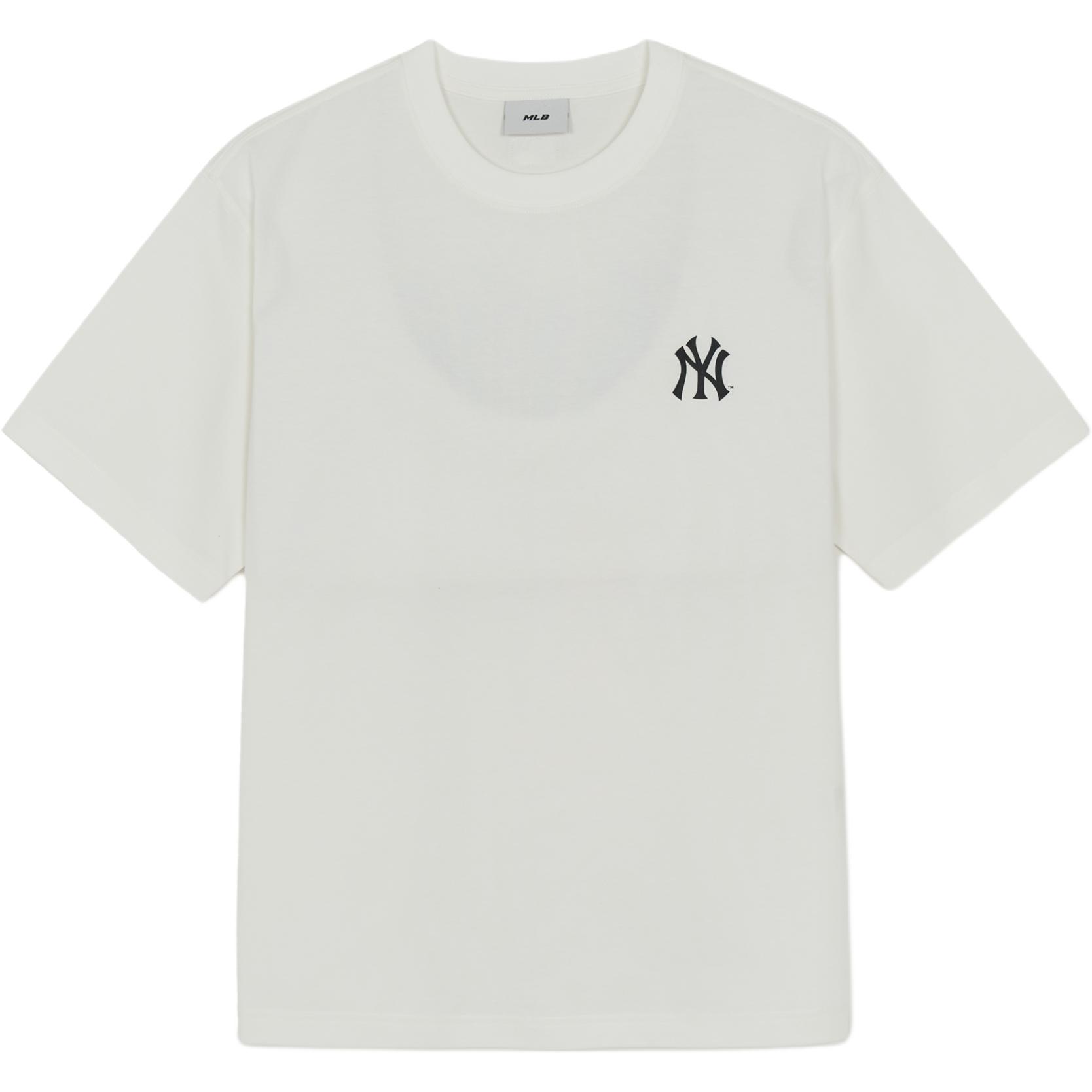 T-shirt à manches courtes et col rond coupe ample MLB New York Yankees Unisexe 3ATSV0163-50IVS M
