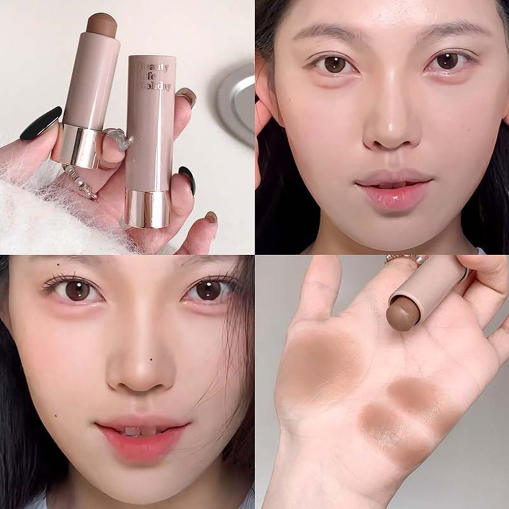 Waterproof Face Contour Makeup Moisturizing Matte Contour Grooming Nose Shadow Nose Smooth Mono J9X4