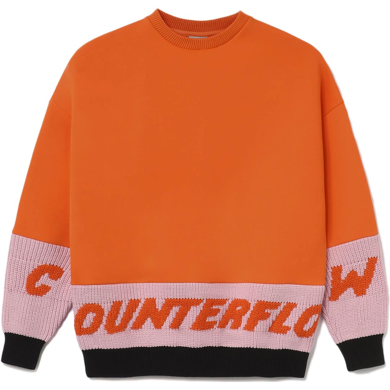 

Li Ning CF Wu Xing Series Sports Fashion Series Color Block Printed Striped Letter Round Neck Long Sleeve Sweatshirt Women sweatshirt Orange AMBR076-2 S