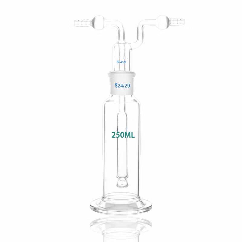 Laboratory Glass Gas Wash Bottle