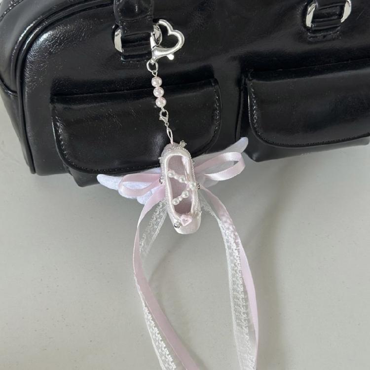 Angel Theme Sturdy Keyring Cloth Metal Blend Decorative Charm For Keys Backpacks Gift Giving