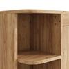 Narrow Shoe Cabinet, Double-Door, Shoe Rack with Open Compartments, Wood Look, Multi-Purpose Cabinet for Hallway, for Small Spaces, with Top Shelf