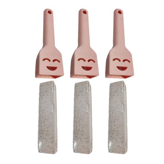 Pumice Stone Toilet Bowl Cleaner with Handle Efficiently Removes Hard Water Rings Calcium Buildup Pumice Stone Scrubber