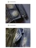 Men's Retro Dark Denim Jacket: Trendy European & American Street Style 