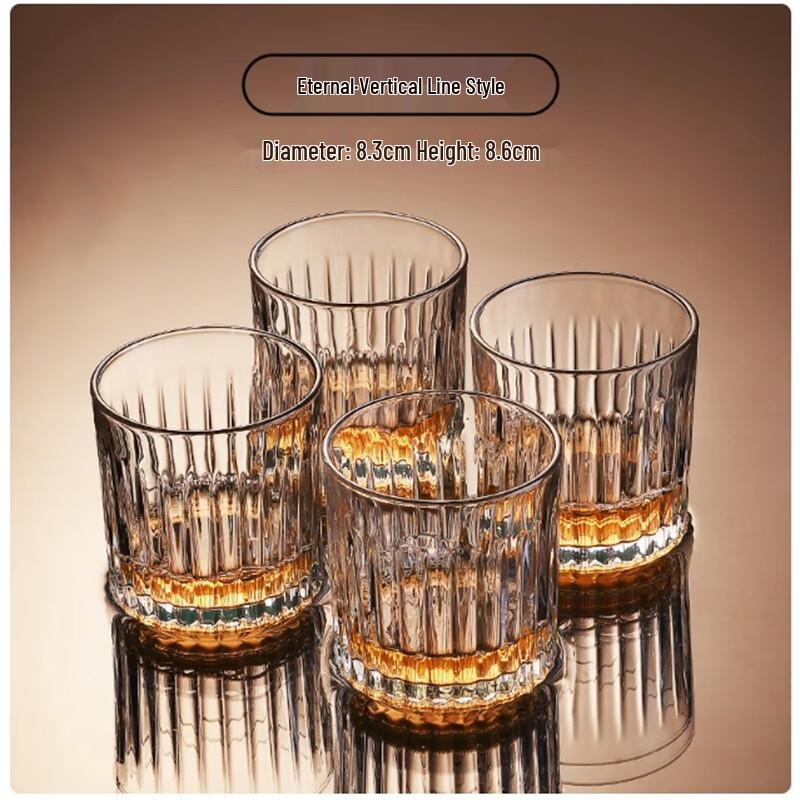 Langxi European Style Whiskey Glass Set