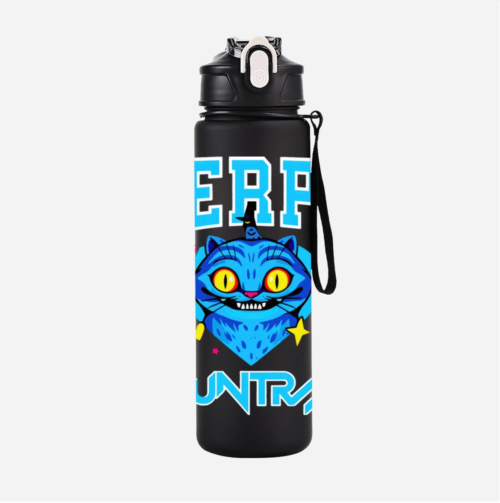 Anime Cartoon K-Pop Demon Hunters Printed 750Ml Water Bottle Large Capacity Drinking Cup Portable Outdoor Sports Water Cup Children Gift