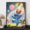 Disney Stitch & Squirrel Diamond Painting Art Set Handmade Cross Stitch DIY Diamond Art Home Bedroom Wall Decor Gift