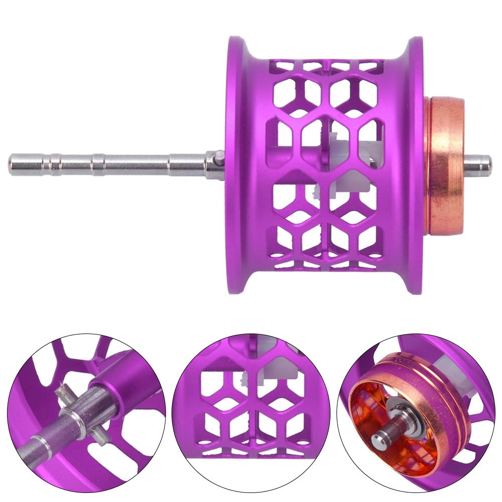 Aluminum Alloy Modified Wire Cup DIY Fishing Lure Baitcast Reel Fish Reels Accessorypurple