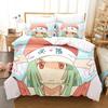 2024 Bakemonogatari Bedding Set Single Twin Full Queen King Size Bed Set Adult Kid Bedroom Duvetcover Sets Anime Bed Sheet Set