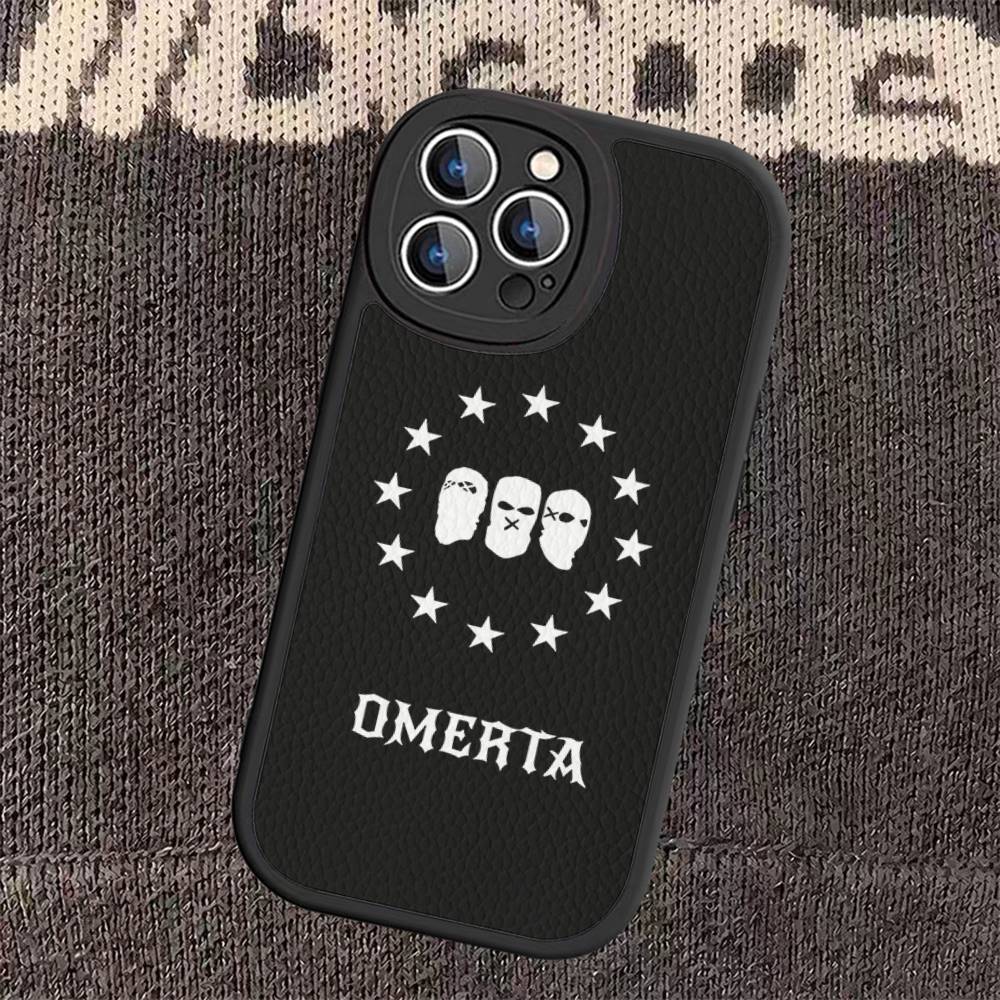 Fashion O-OmertaS 47 Phone Case For IPhone 16 15 14 13 Pro Max 11 12 Plus Leather Silicone Cover