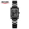 SKMEI 2570 New Elegant Square Small Women's Quartz Watch Waterproof Calendar Steel Belt Business Women's Watch Relojes De Mujer