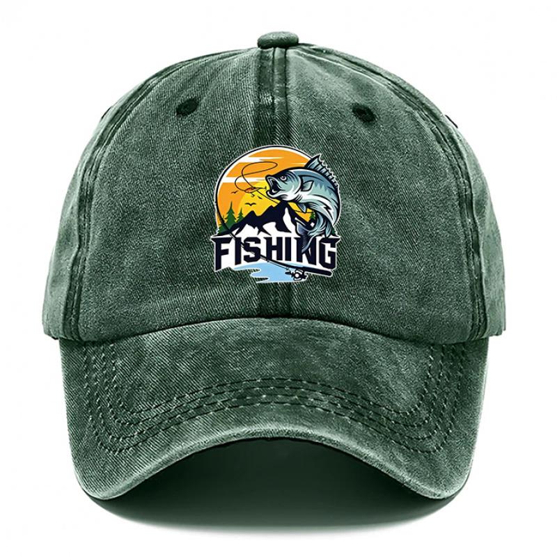 pc Adjustable Hook Loop Baseball for Men Women Breathable Outdoor Fishing Hat with HookandLoop Closure Unisex Dad Suit