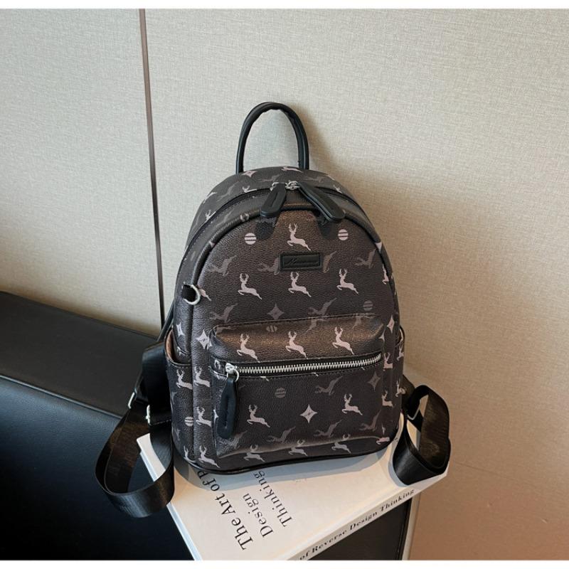 

Рюкзак женский большой вместимости повседневный универсальный студенческий школьный рюкзак уличный тренд высокая ценность дорожный рюкзак чёрный