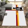 Dynamic Soccer Player Action Carpet Perfect for Outdoor Dining Room Foyer Balcony Anti-slip Rug Office home decor Perfect Gift for Friends & Family