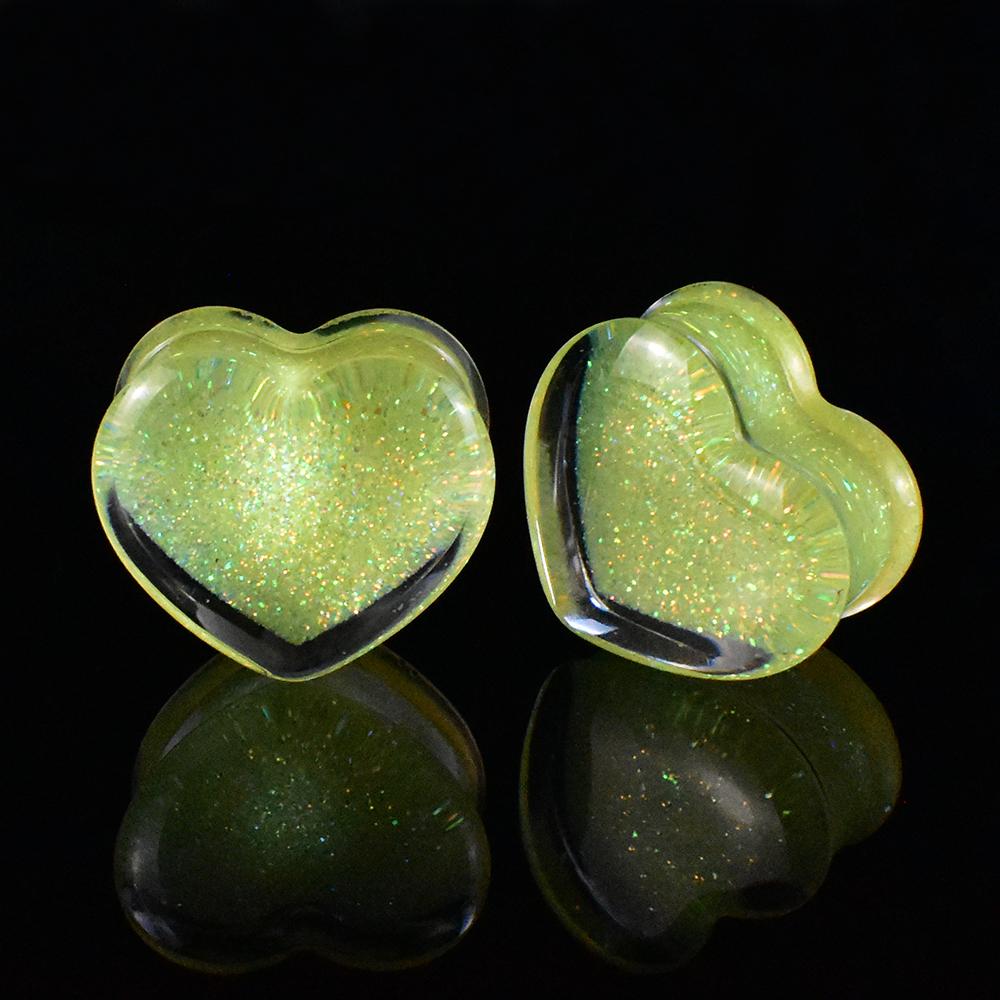 6-30 mm Herzform Ohr Tunnel Plugs Acryl Ohr Stretcher Expander Messgeräte für Ohren Körper Piercing Schmuck