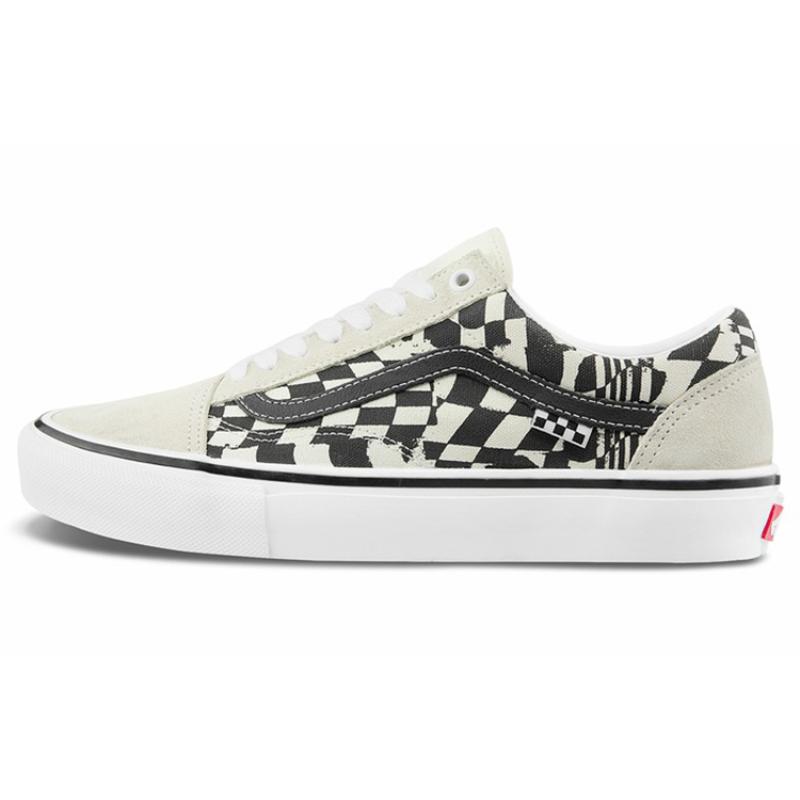 Vans Skate Old Skool 'Checkerwarp Black White' Sneakers VN0A5FCB9CU