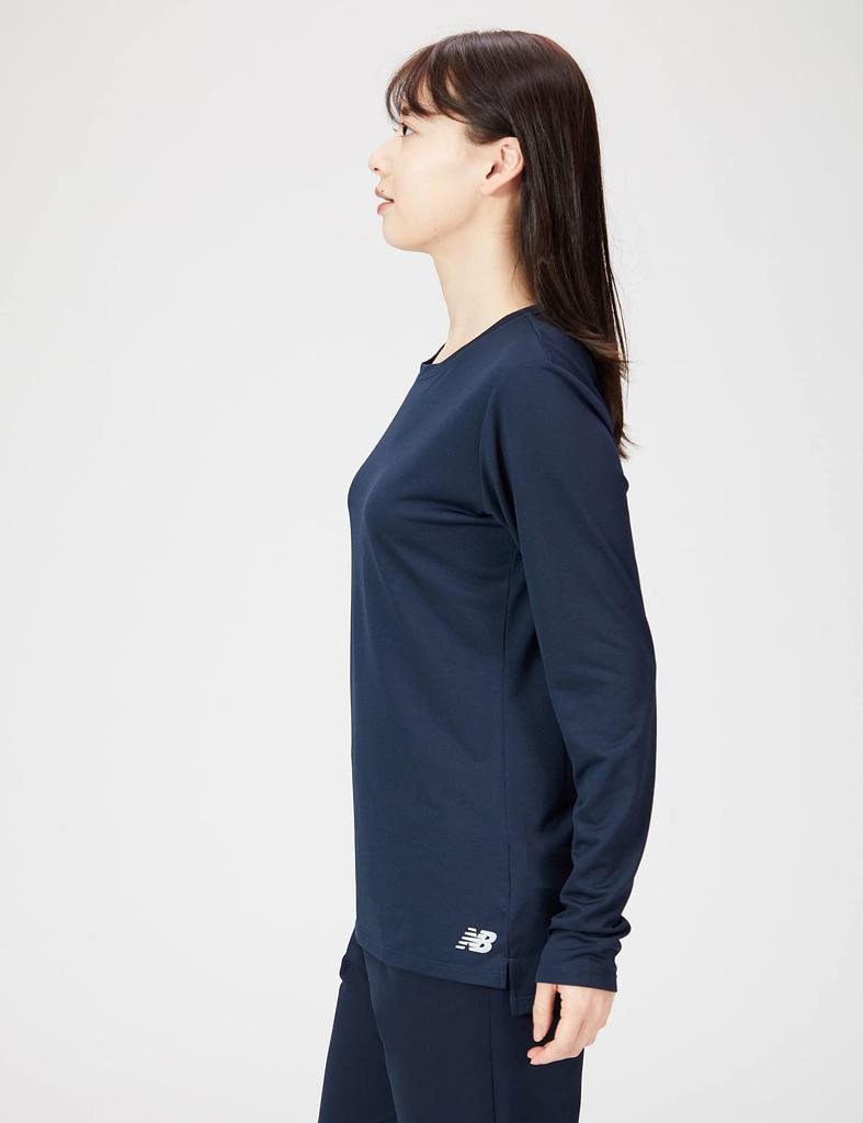 Exclusive SuperCore Core Run Long Sleeve Running with Sweat Absorbent Quick Drying Function WT11204 Eclipse Japan M To Japanese Size [New Balance]